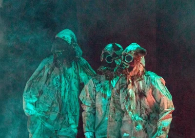 Escena de 'Orfeo ed Euridice', ópera de Gluck, En la imagen, el perro cancerbero