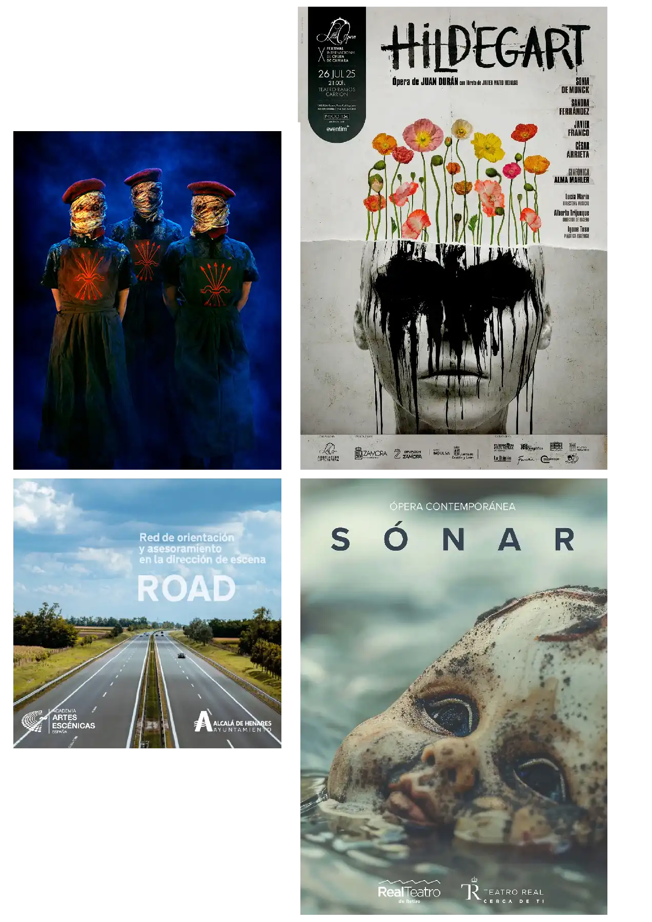 "Portada de 'Sónar', ópera contemporánea en el Real Teatro del Retiro, inspirada en la vida de Manuel de Falla y su obra inacabada 'Atlántida'